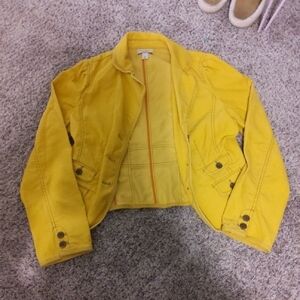 LOFT Size 10 Vibrant Yellow Women's Blazer